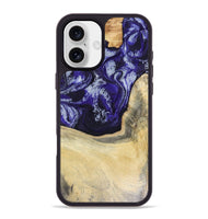 iPhone 16 Plus Wood Phone Case - Romina (Purple, 816081)