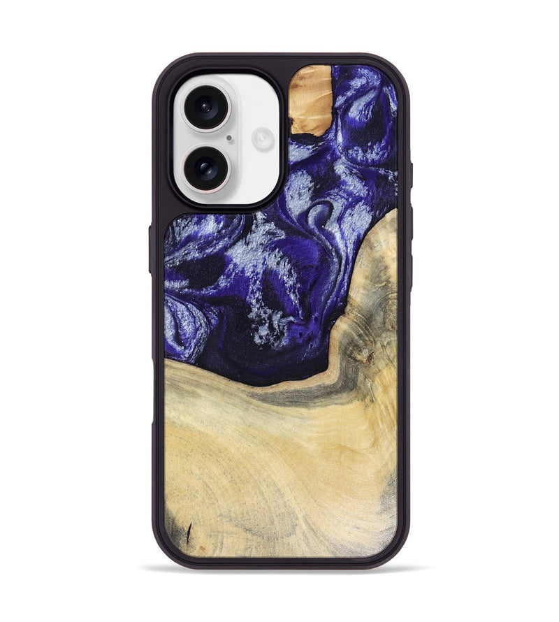 iPhone 17 Wood Phone Case - Romina (Purple, 816081)