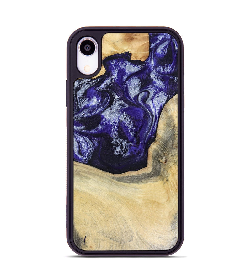 iPhone Xr Wood Phone Case - Romina (Purple, 816081)