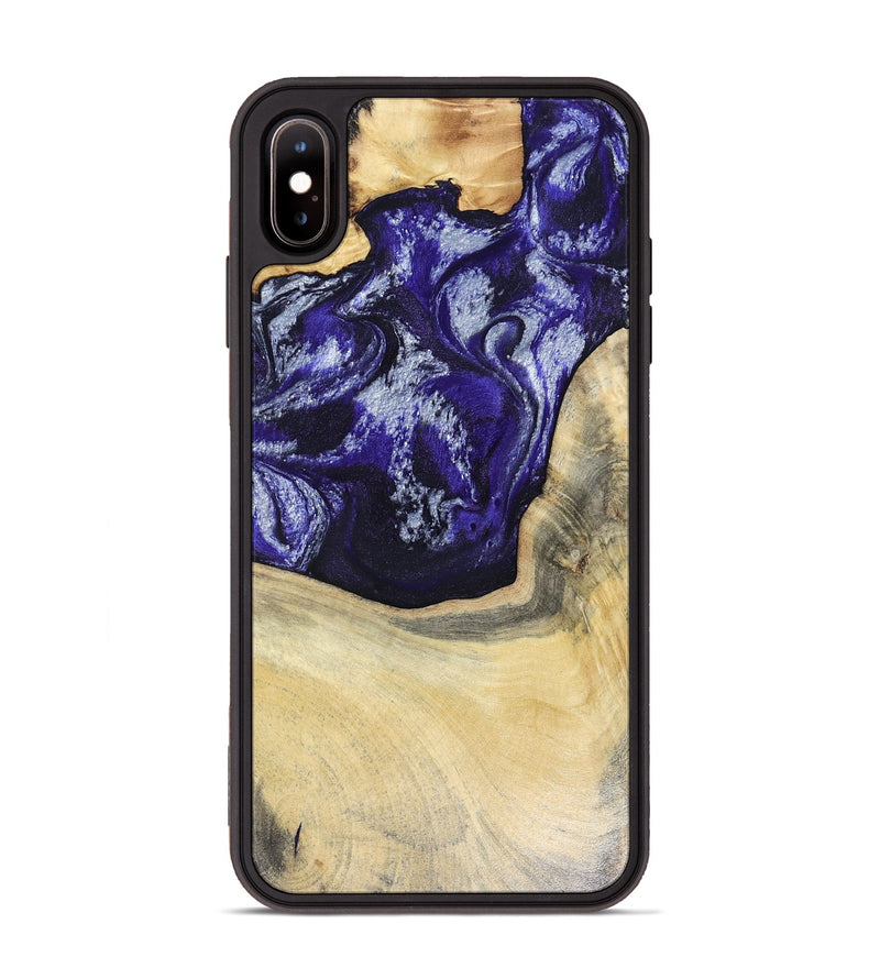 iPhone Xs Max Wood Phone Case - Romina (Purple, 816081)