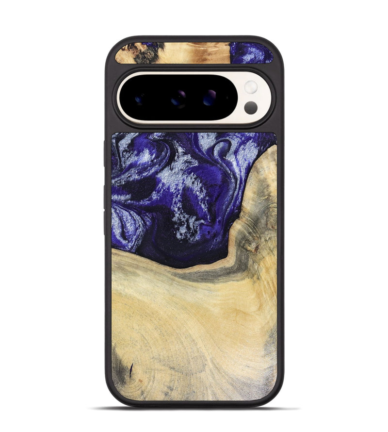 Pixel 9 Wood Phone Case - Romina (Purple, 816081)