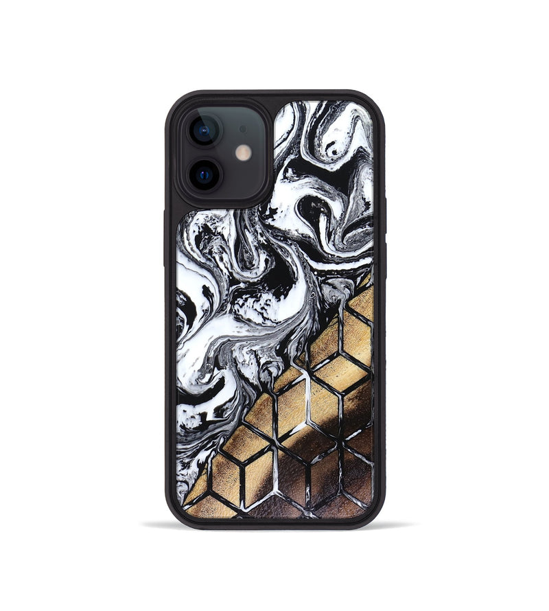 iPhone 12 mini Wood Phone Case - Myles (Pattern, 816091)