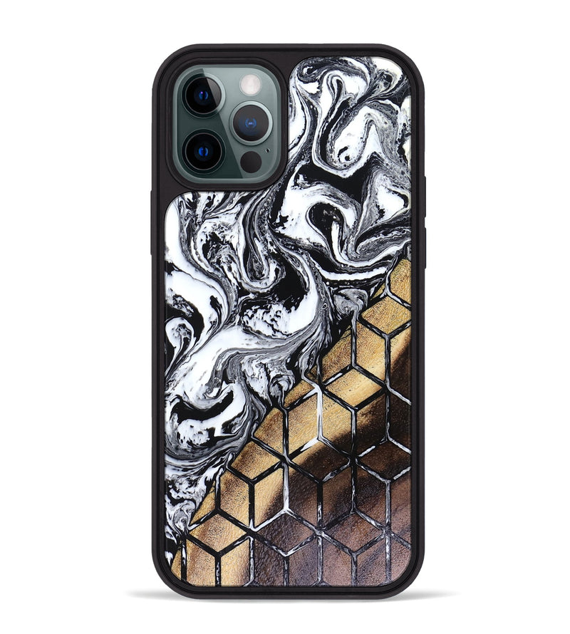 iPhone 12 Pro Max Wood Phone Case - Myles (Pattern, 816091)