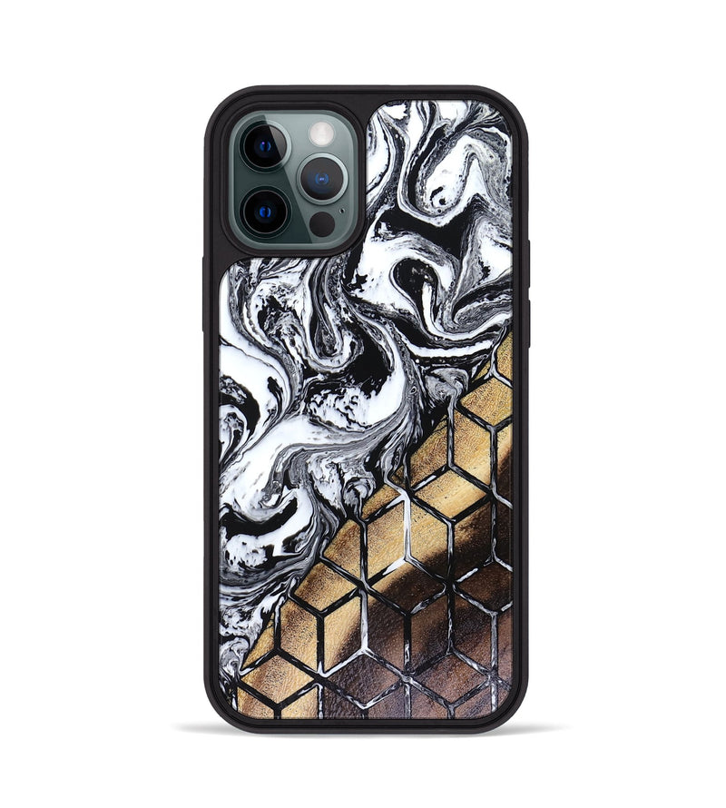 iPhone 12 Pro Wood Phone Case - Myles (Pattern, 816091)