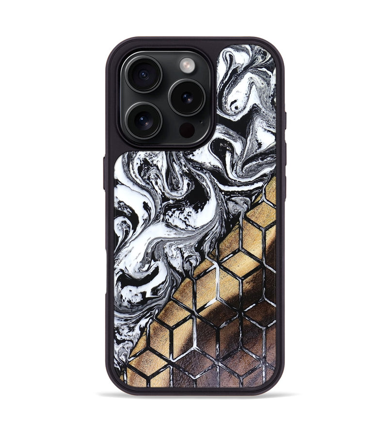 iPhone 16 Pro Wood Phone Case - Myles (Pattern, 816091)