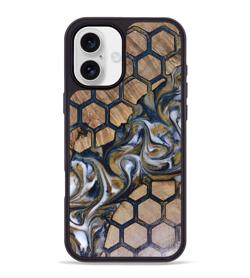 iPhone 16 Plus Wood Phone Case - Rihanna (Pattern, 816092)