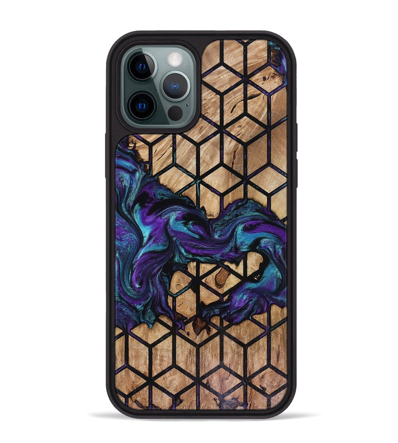 iPhone 12 Pro Max Wood Phone Case - Lamar (Pattern, 816094)