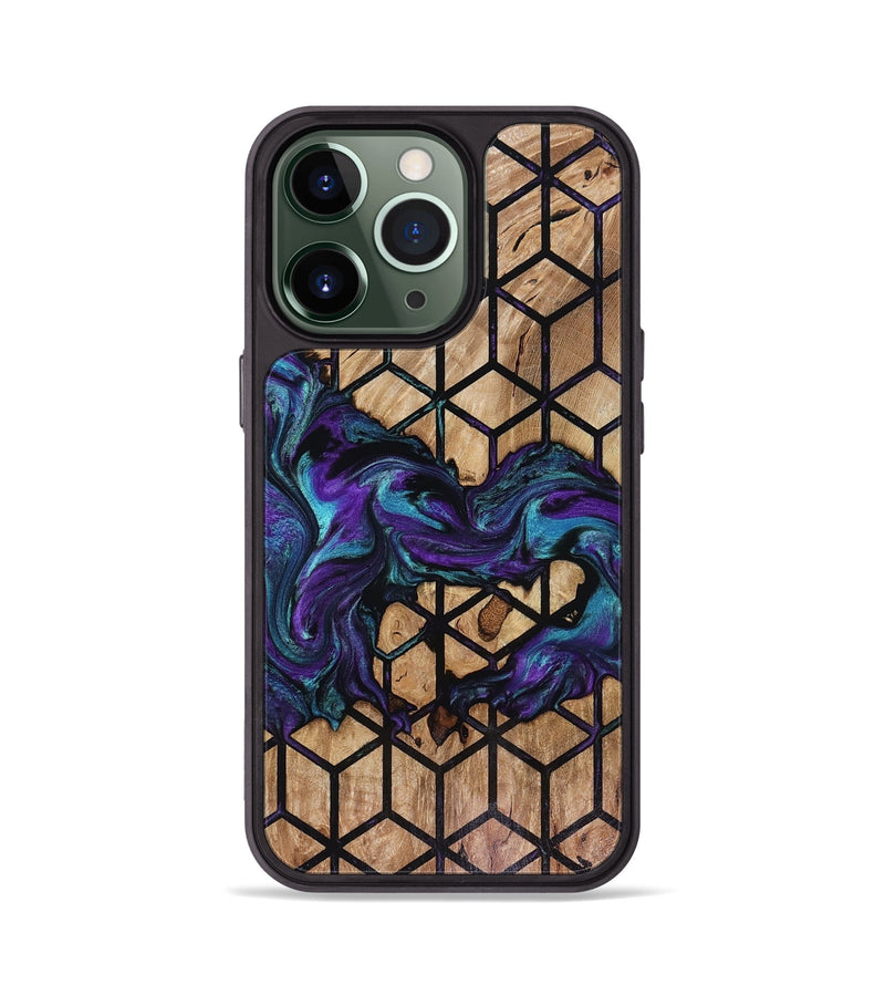 iPhone 13 Pro Wood Phone Case - Lamar (Pattern, 816094)