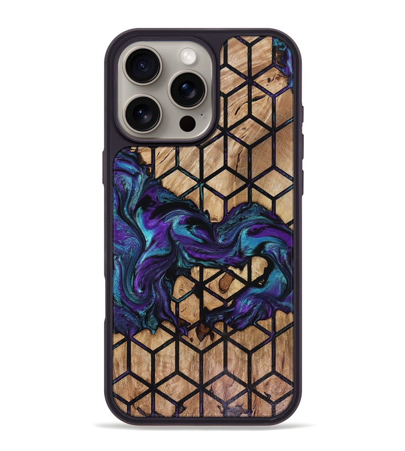 iPhone 16 Pro Max Wood Phone Case - Lamar (Pattern, 816094)