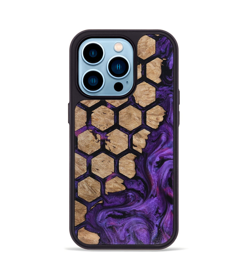 iPhone 14 Pro Wood Phone Case - Braydon (Pattern, 816099)