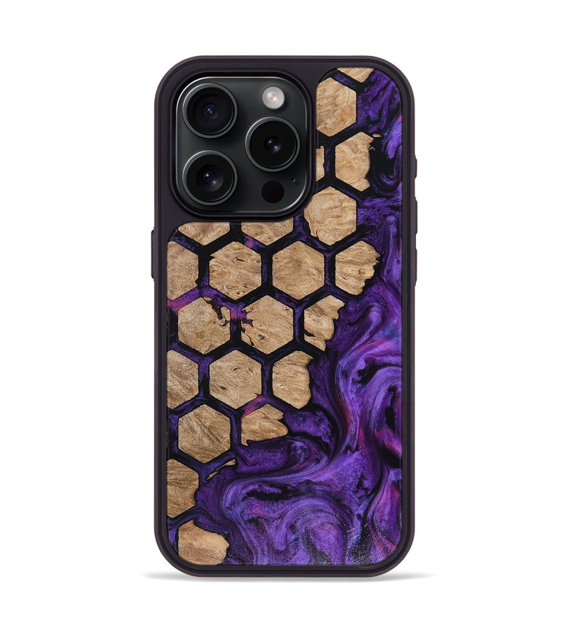iPhone 15 Pro Wood Phone Case - Braydon (Pattern, 816099)