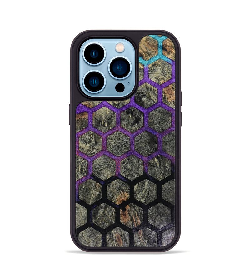 iPhone 14 Pro Wood Phone Case - Adalee (Pattern, 816100)