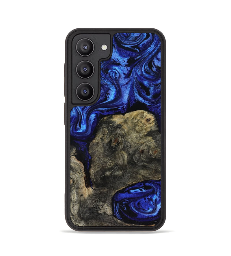 Galaxy S23 Wood Phone Case - Arsenio (Blue, 816102)