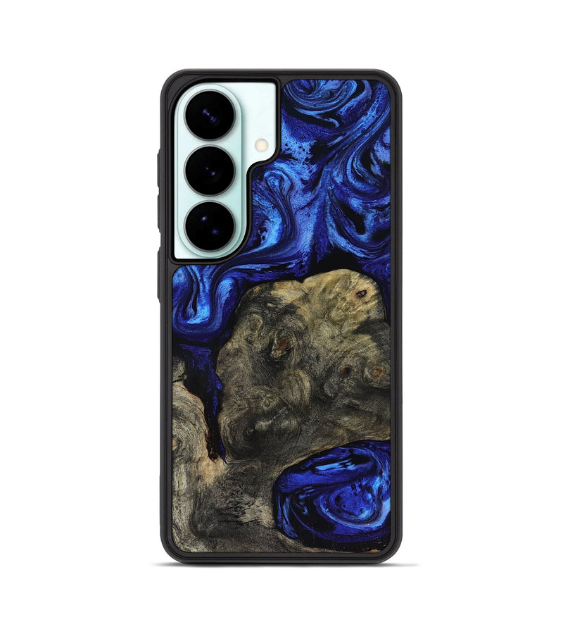 Galaxy S26 Wood Phone Case - Arsenio (Blue, 816102)