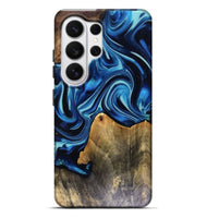Galaxy S26 Ultra Wood Live Edge Phone Case - Brandy (Blue, 816126)