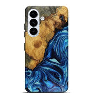 Galaxy S26 Plus Wood Live Edge Phone Case - Louise (Blue, 816128)