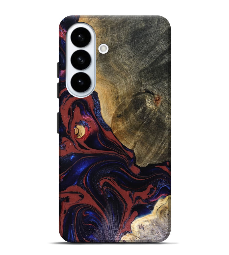 Galaxy S26 Plus Wood Live Edge Phone Case - Louie (Red, 816129)