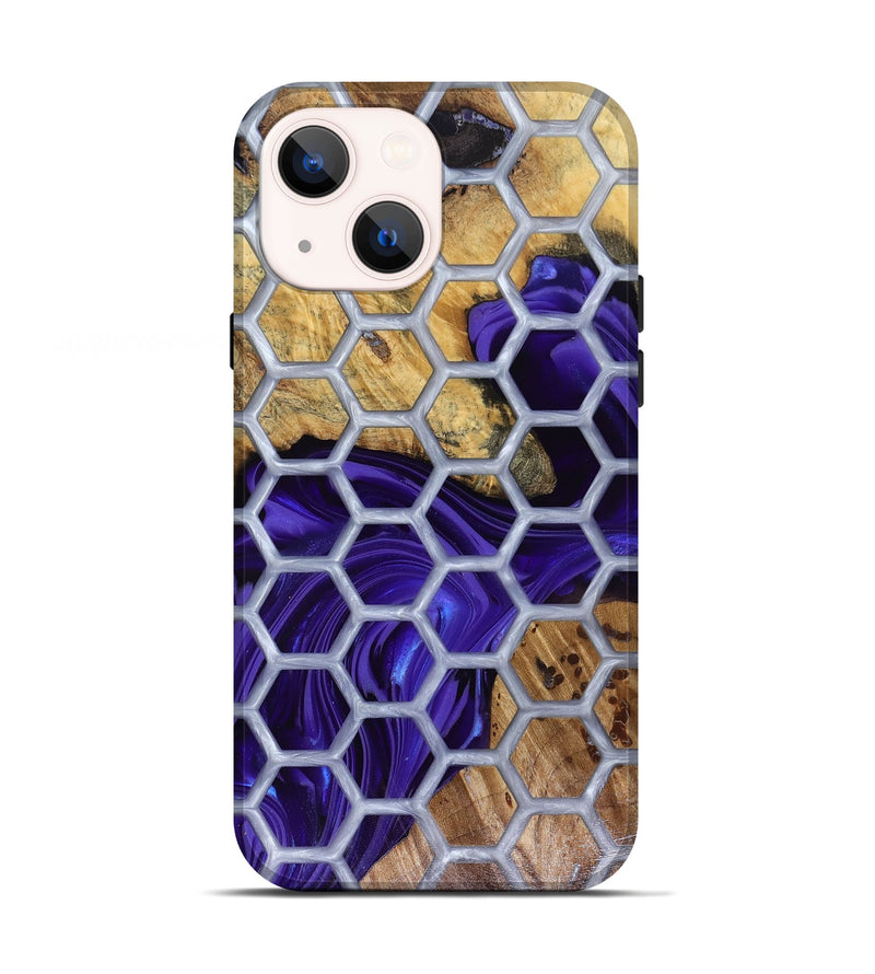 iPhone 13 Wood Live Edge Phone Case - Halie (Pattern, 816133)