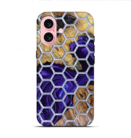 iPhone 16 Wood Live Edge Phone Case - Halie (Pattern, 816133)