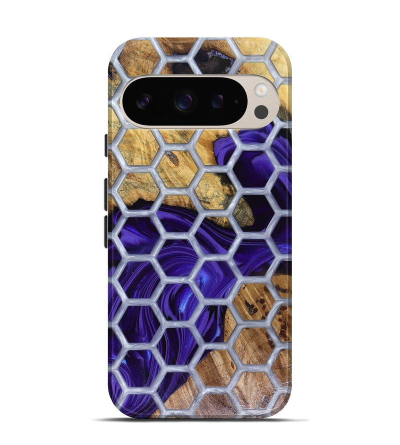 Pixel 9 Pro Wood Live Edge Phone Case - Halie (Pattern, 816133)