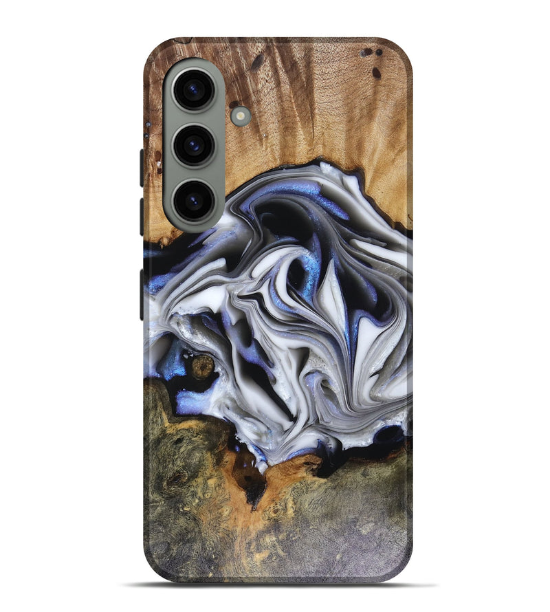 Galaxy S24 Plus Wood Live Edge Phone Case - Janette (Blue, 816134)