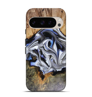 Pixel 10 Pro Wood Live Edge Phone Case - Janette (Blue, 816134)