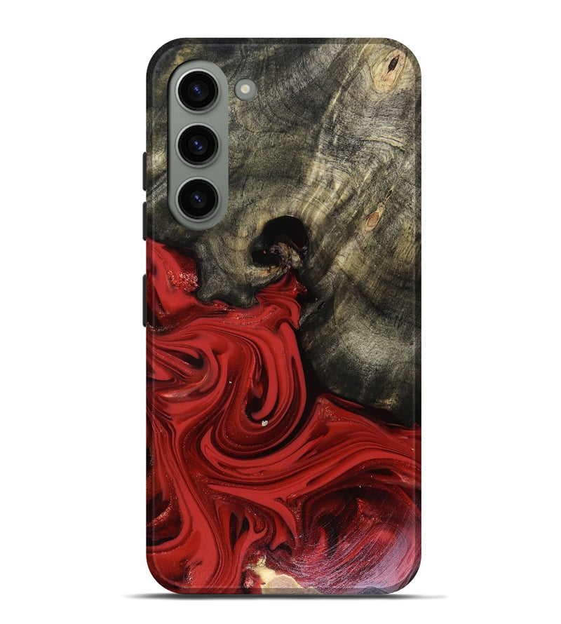 Galaxy S23 Plus Wood Live Edge Phone Case - Jeramy (Red, 816142)