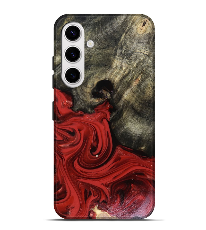 Galaxy S25 Plus Wood Live Edge Phone Case - Jeramy (Red, 816142)