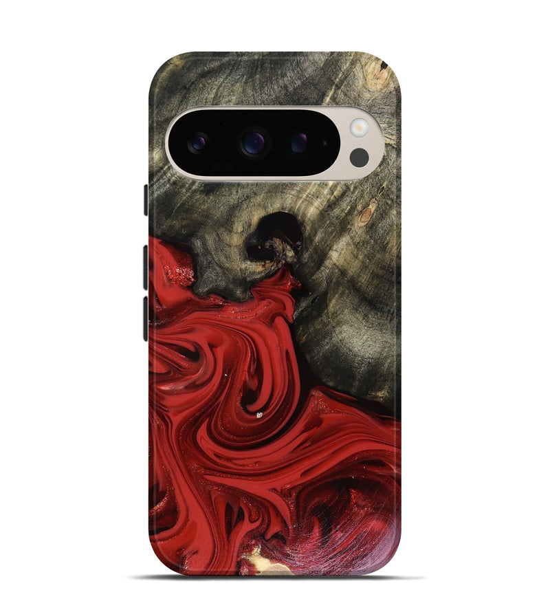 Pixel 10 Wood Live Edge Phone Case - Jeramy (Red, 816142)