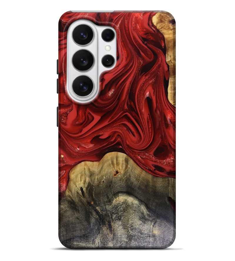 Galaxy S26 Ultra Wood Live Edge Phone Case - Oliver (Red, 816145)