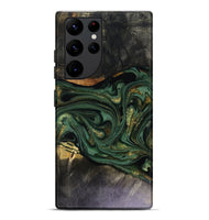 Galaxy S22 Ultra Wood Live Edge Phone Case - Murphy (Green, 816146)