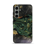 Galaxy S24 Wood Live Edge Phone Case - Murphy (Green, 816146)