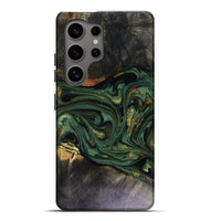 Galaxy S25 Ultra Wood Live Edge Phone Case - Murphy (Green, 816146)