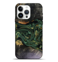 iPhone 15 Pro Max Wood Live Edge Phone Case - Murphy (Green, 816146)