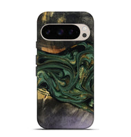 Pixel 10 Pro Wood Live Edge Phone Case - Murphy (Green, 816146)