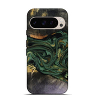 Pixel 9 Wood Live Edge Phone Case - Murphy (Green, 816146)