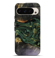 Pixel 9 Pro XL Wood Live Edge Phone Case - Murphy (Green, 816146)