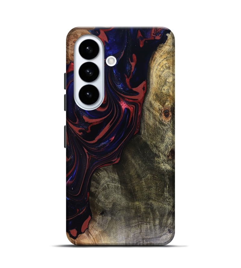 Galaxy S26 Wood Live Edge Phone Case - Cruz (Red, 816150)
