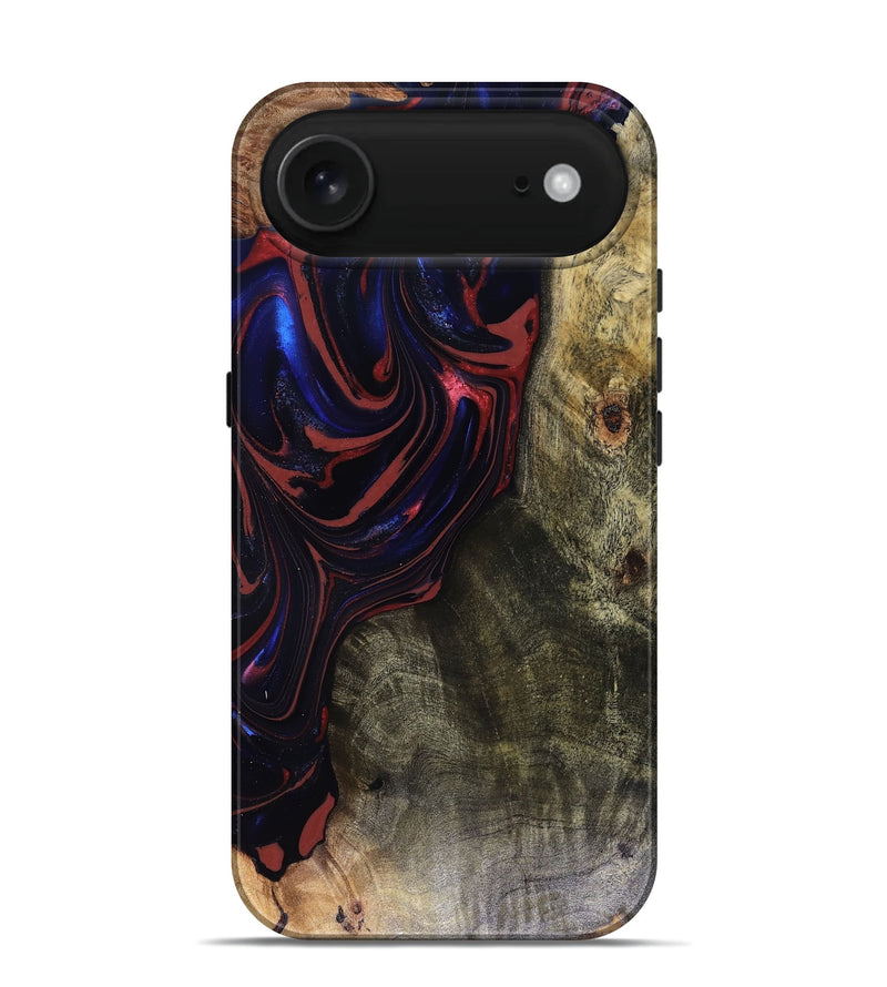 iPhone 17 Air Wood Live Edge Phone Case - Cruz (Red, 816150)