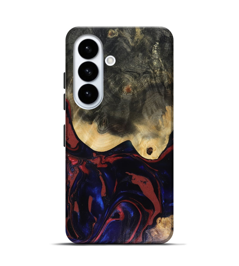Galaxy S26 Wood Live Edge Phone Case - Dillon (Red, 816151)