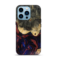 iPhone 14 Pro Wood Live Edge Phone Case - Dillon (Red, 816151)