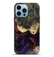 iPhone 14 Pro Max Wood Live Edge Phone Case - Dillon (Red, 816151)