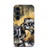 Galaxy S23 Wood Live Edge Phone Case - Bjorn (Black & White, 816152)
