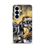Galaxy S26 Wood Live Edge Phone Case - Bjorn (Black & White, 816152)