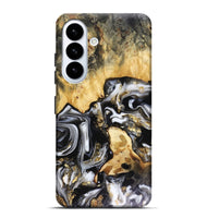 Galaxy S26 Plus Wood Live Edge Phone Case - Bjorn (Black & White, 816152)