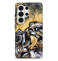 Galaxy S26 Ultra Wood Live Edge Phone Case - Bjorn (Black & White, 816152)