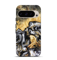 Pixel 10 Pro Wood Live Edge Phone Case - Bjorn (Black & White, 816152)