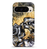 Pixel 10 Pro XL Wood Live Edge Phone Case - Bjorn (Black & White, 816152)