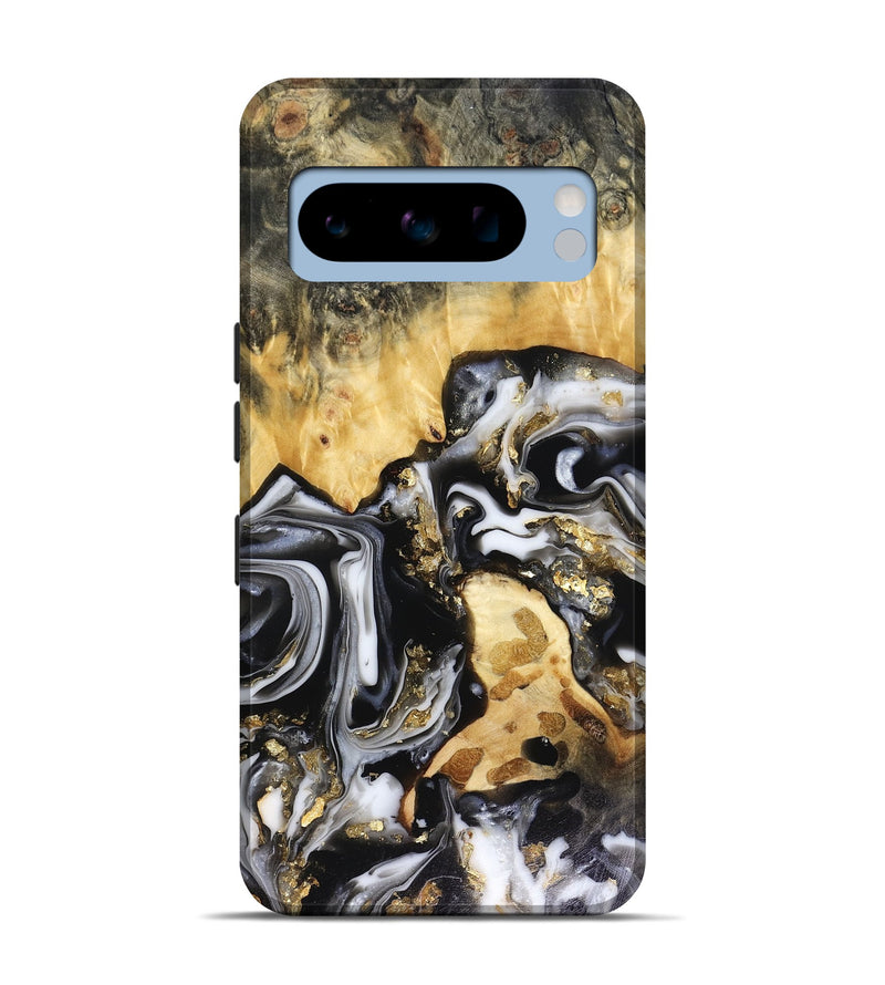 Pixel 8 Pro Wood Live Edge Phone Case - Bjorn (Black & White, 816152)
