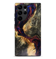 Galaxy S22 Ultra Wood Live Edge Phone Case - Tristen (Red, 816159)